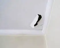 Порез на натяжном потолке