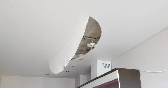 Разрыв натяжного полотна