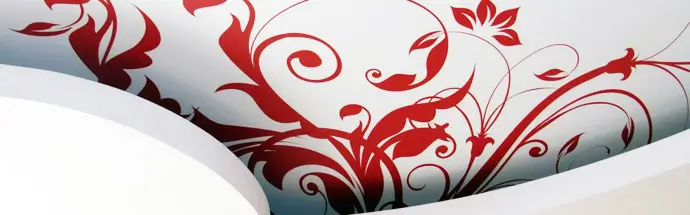 Натяжные потолки с заводским рисунком