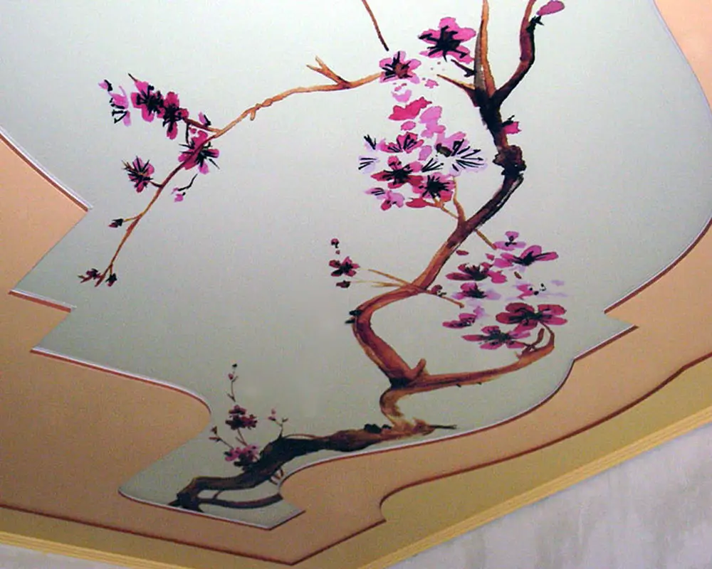 Фотопечать на тканевых натяжных потолках